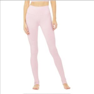 ALO Yoga High Waist Goddess Legging Soft Pink (S)